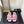 CC 26s Slippers Pink Mix Blue Red Fleece Wool Leather 970121