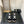 CC Pearl Plush Slides Black Wool Leather 970127