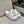 mule sandal 95 white quilted waxed leather