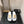 mule sandal 95 white quilted waxed leather