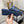 mule sandal 95 blue quilted waxed leather
