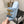 mule sandal 95 cloud blue quilted waxed leather