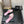 mule sandal pink white houndstooth fabric