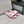 mule sandal pink white houndstooth fabric
