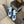 CC 26s Platform Sandals Light Blue Black Sheepskin 688704