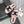 CC 26s Shearling Slide Flat Mules Light Pink Black Wool 128096