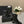 ROUND-TOE SHORT BOOTS BLACK SHEEPSKIN