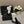 ROUND-TOE SHORT BOOTS BLACK MIX WHITE SHEEPSKIN