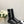 CHUNKY PLATFORM SHEARLING SLIPPER BLACK LAMBSKIN