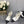 CAMELLIA CAP JANE SANDALS IN WHITE MIX BLACK LAMBSKIN