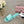 CC 25C Mid Heel Mule Turquoise Fabric Material 212957