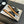 Double C Wood Grain Platform Slippers Black Sheepskin