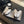 BIG BOW FLAT MULE SANDALS IN BLACK MIX WHITE SILK