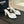 mule sandal flower high heel 80 white suede