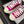 BIG-HEAD COOKIE SHOES IN MAGENTA PURPLE LAMBSKIN