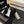 HIGH HEEL 85 MM SANDALS IN BLACK SUEDE AND FABRIC