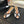 CC 26s Sandal 7cm Black White Mesh Lambskin 700610