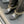 CC 25B High Boots Black Sheepskin With Chain Black Grosgrain 373810