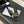 CC 25B Flat Mule Sandals Black Sheepskin With Chain 373814