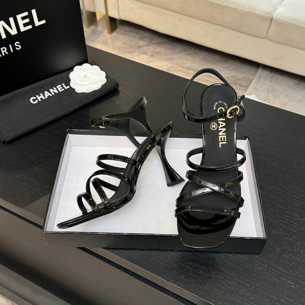 CC Cruise 25/26 Sandal 95mm Black Patent Leather