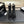 CC Combat Boots 26s Black Suede Leather 101987