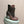 LV AW25 Ankle Boot Black Plain Calf Leather & Brown Monogram Canvas 555617