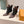 LV AW25 Ankle Boot Black Plain Calf Leather & Brown Monogram Canvas 555617