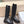 LV Celine Margaret Chelsea Boots Dark Brown  Calfskin and Woolen Fabric 532986