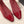Alaia 2025 Ankle Boot With Patent Leather Cap Toe Red Suede 556088