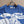 Burberry Men Knight Oversized T-Shirt Blue White Cotton