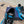 CD Sneaker B35 In Blue Mix White Black Calfskin And Fabric 113121