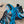 CD Sneaker B35 In Blue Mix White Black Calfskin And Fabric 113121