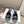 CD 26s Open Toe Mules 8.5cm White Black Oblique Canvas Chain Leather 116940