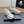 CC Sneaker In White Mesh Fabric Print Logo 149838