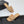 CC Slippers In Dark Beige Palm Fiber 149738