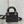 Lady Micro Bag 10cm Black Canvas Diamond Pearl