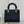 SMALL 24 LADY BAG IN BLACK CANVAS
