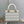 CD Lady Bag 20cm White Lambskin Brown Charm
