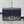 MONTAIGNE EAST-WEST 24 BAG WITH CHAIN IN NAVY BLUE LAMBSKIN AND MONOGRAM JACQUARD