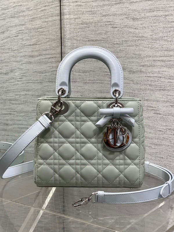 CD 2026 Lady Dior Bag Grey Charcoal Lambskin 286579