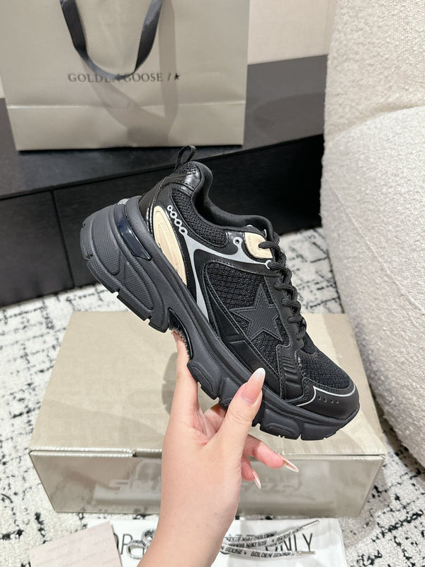 GGDB Marathon Sneakers Black Mesh 980472
