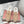 LP Summer Charms Walk Loafers In Dark Beige Mix White Suede With Rabbit Fur Lining 985652