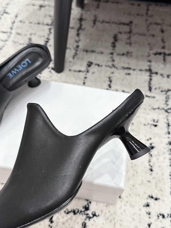Loew Emily Mule Black Lambskin 880825