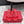 FG 26s T-strap Slippers Red Leather 923517
