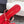 FG 26s T-strap Slippers Red Leather 923517