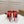 CL 26s Solo Zee Platform Sandals 16cm Red Metallic Leather 912436