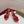 CL 26s Solo Zee Platform Sandals 16cm Red Metallic Leather 912436