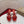 CL 26s Solo Zee Platform Sandals 16cm Red Metallic Leather 912436
