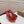 CL 26s Solo Zee Platform Sandals 16cm Red Metallic Leather 912436
