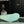 LOE SMALL ANAGRAM BASKET 28 BAG IN LIGHT BLUE IRACA PALM AND CALFSKIN